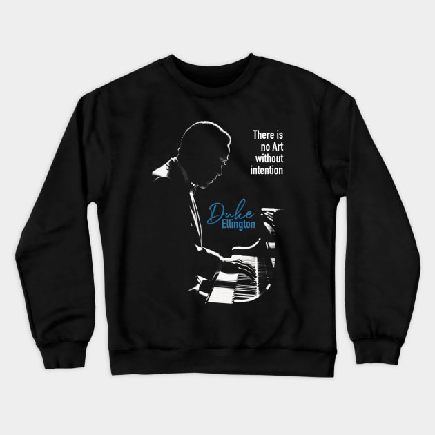 Duke Ellington silhouette Crewneck Sweatshirt by BAJAJU